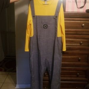 Minions man costume standard size with accessories